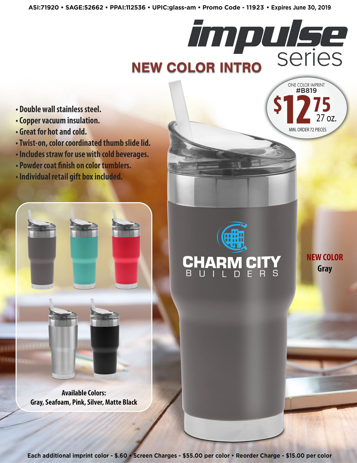 Giveaway Stainless Steel Lined Vacuum Wine Tumblers, Drinkware & Barware