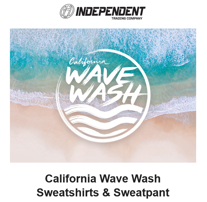 California Wave Wash beach-themed logo design.
